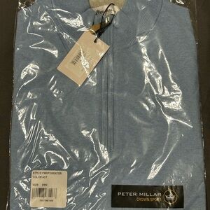 Peter Millar Light Blue Knit Pullover